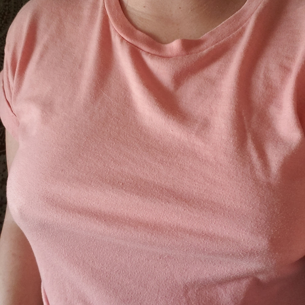 Pink crop top